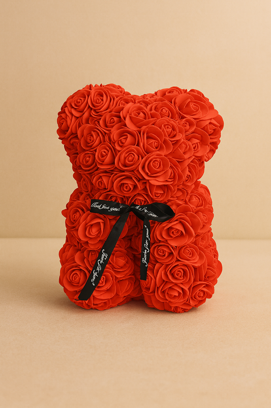 Miś z róż „Red Romance”