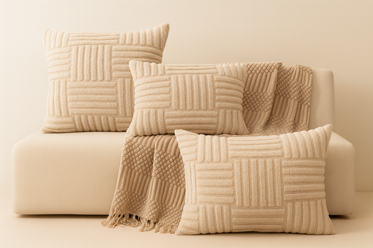 Poszewka dekoracyjna „Soft Geometry” 45×45 cm