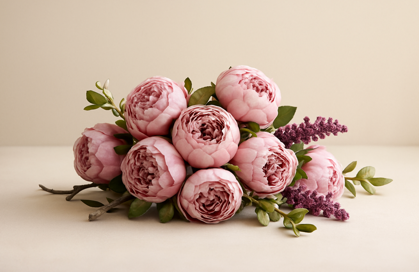 Bukiet dekoracyjny „Blush Peonies”