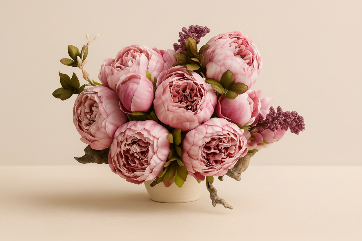 Bukiet dekoracyjny „Blush Peonies”